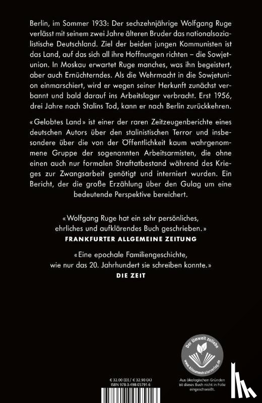 Ruge, Wolfgang - Gelobtes Land
