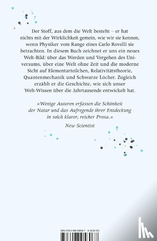 Rovelli, Carlo - Die Wirklichkeit, die nicht so ist, wie sie scheint