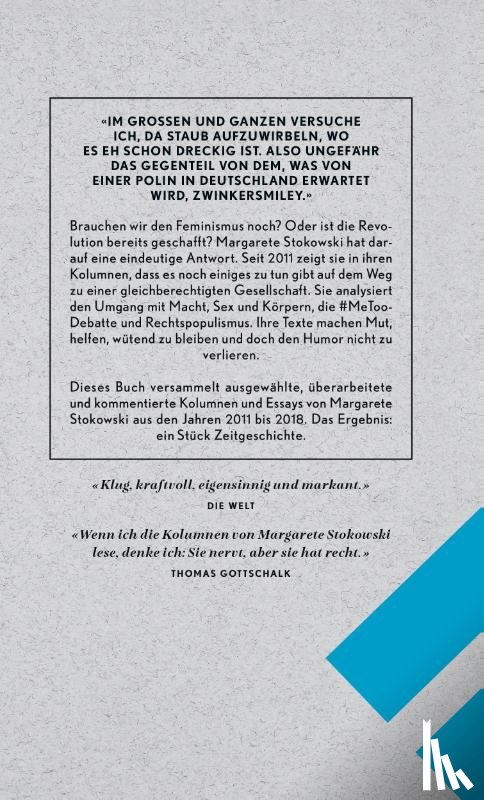 Stokowski, Margarete - Die letzten Tage des Patriarchats