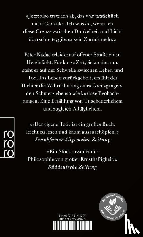 Nádas, Péter - Der eigene Tod