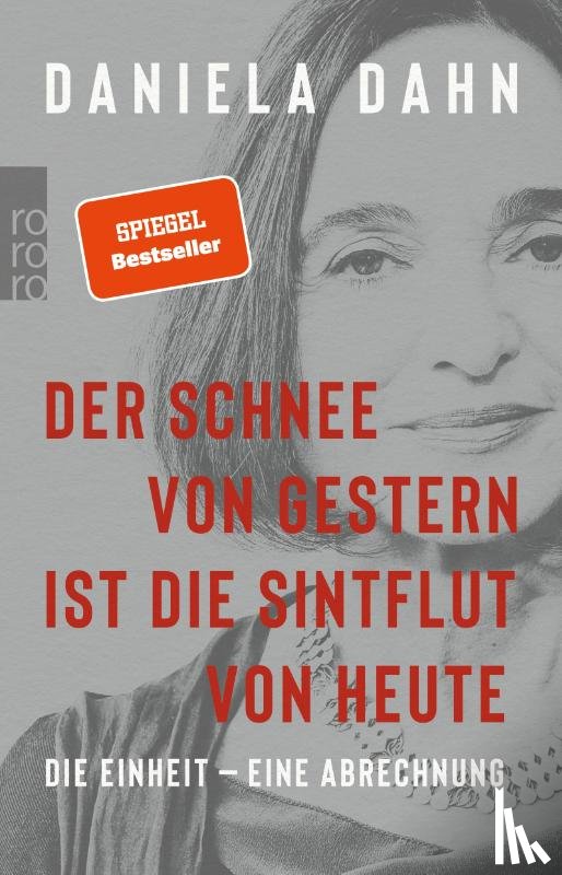 Dahn, Daniela - Der Schnee von gestern ist die Sintflut von heute
