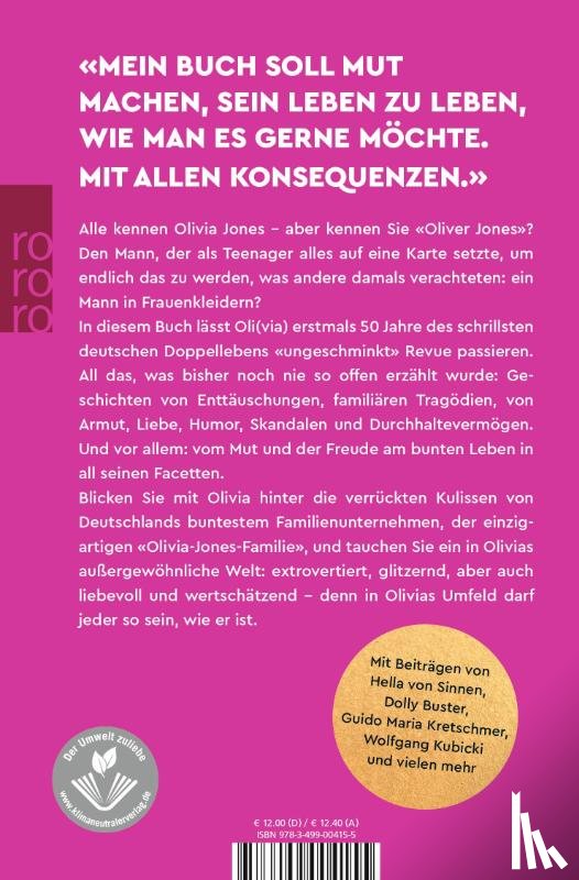 Jones, Olivia - Ungeschminkt - Mein schrilles Doppelleben