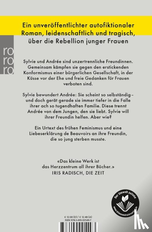 Beauvoir, Simone De - Die Unzertrennlichen