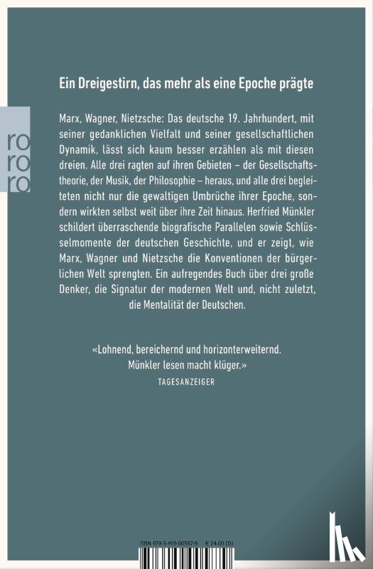 Münkler, Herfried - Marx, Wagner, Nietzsche