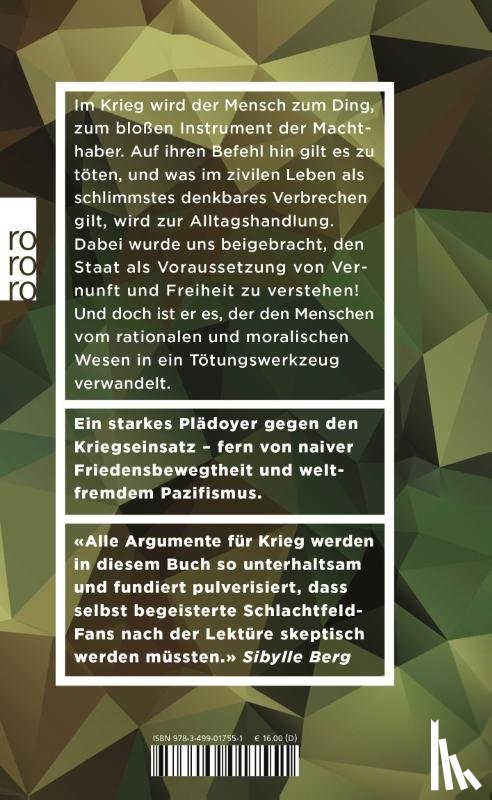 Nymoen, Ole - Warum ich niemals für mein Land kämpfen würde