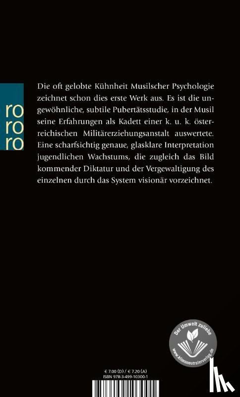 Musil, Robert - Die Verwirrungen des Zoglings Torless