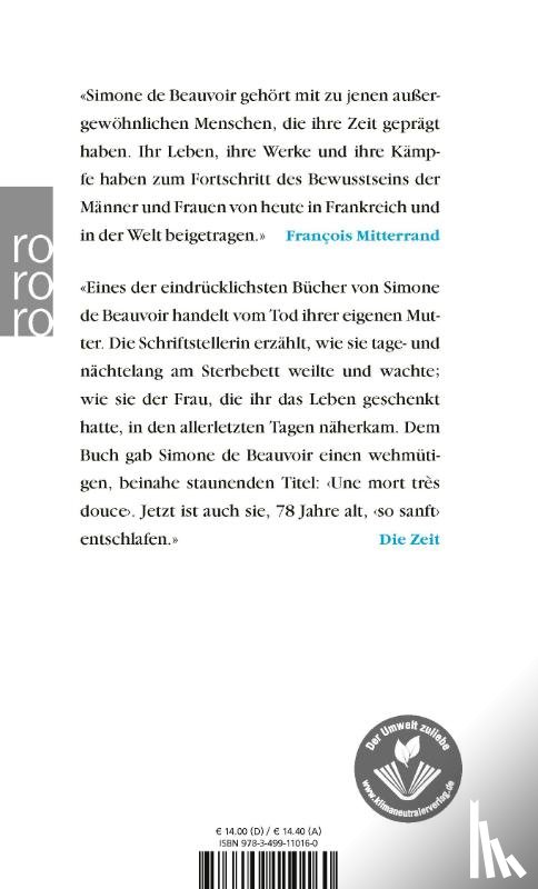 Beauvoir, Simone de - Ein sanfter Tod