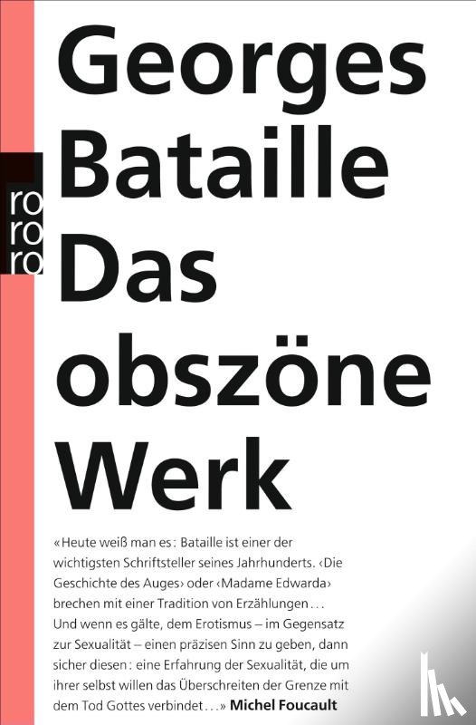 Bataille, Georges - Das obszöne Werk