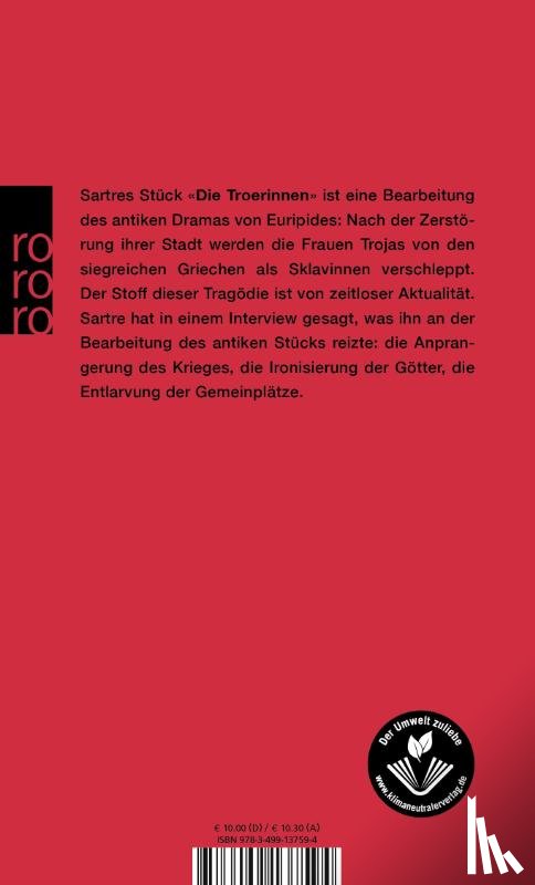 Sartre, Jean-Paul - Die Troerinnen des Euripides