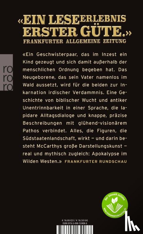 McCarthy, Cormac - Draußen im Dunkel