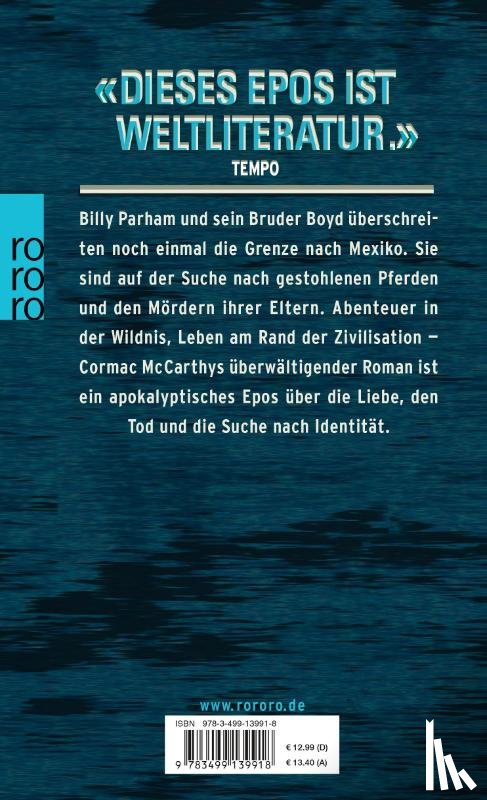 McCarthy, Cormac - Grenzgänger
