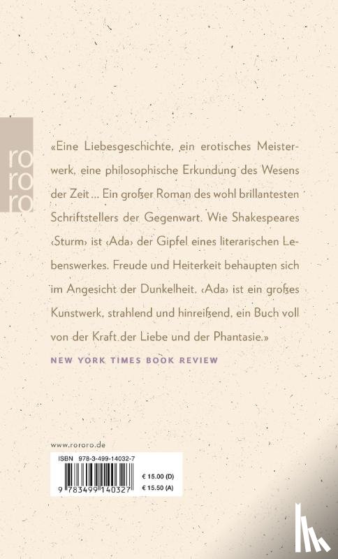Nabokov, Vladimir - Ada oder Das Verlangen