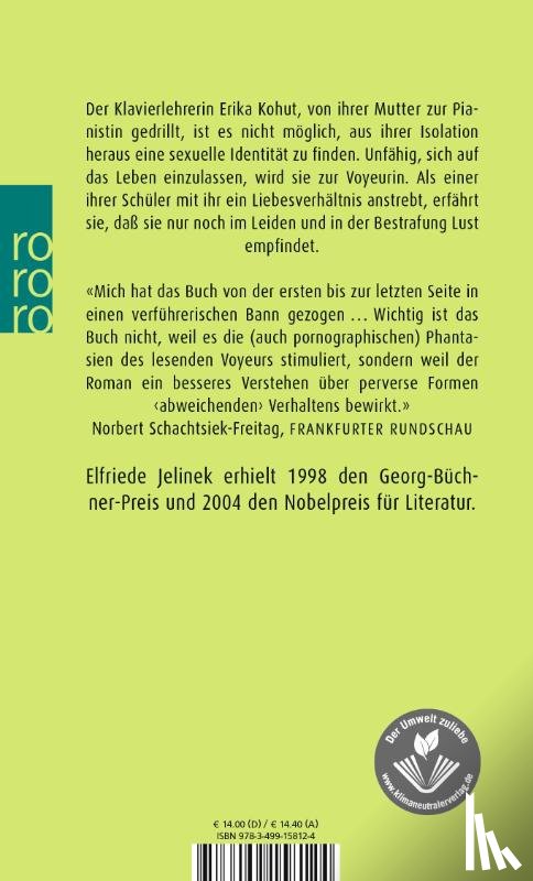 Jelinek, Elfriede - Die Klavierspielerin