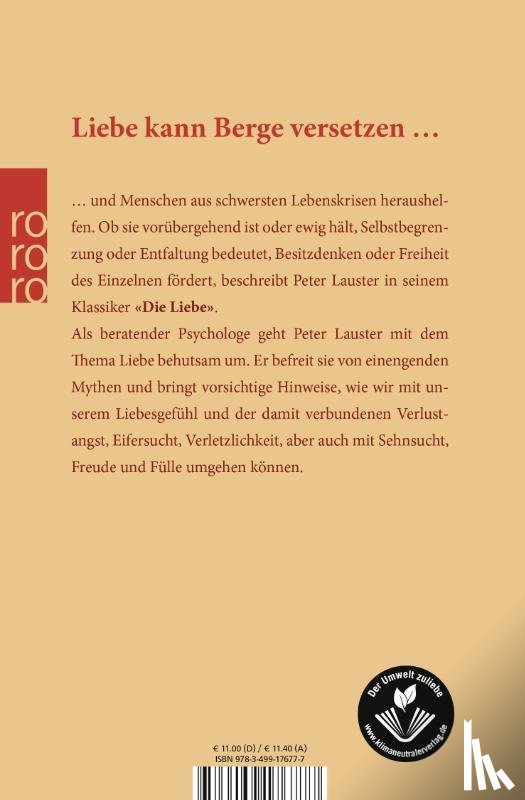 Lauster, Peter - Die Liebe