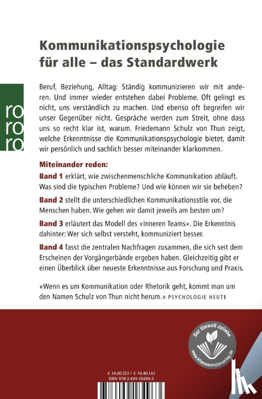 Schulz von Thun, Friedemann - Miteinander reden 2