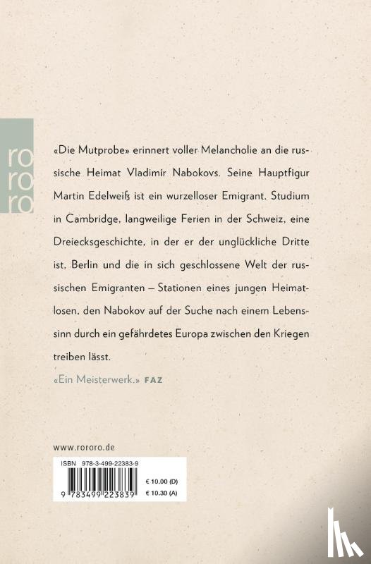 Nabokov, Vladimir - Die Mutprobe