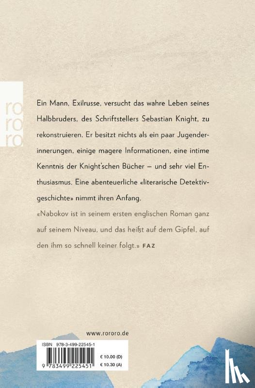 Nabokov, Vladimir - Das wahre Leben des Sebastian Knight