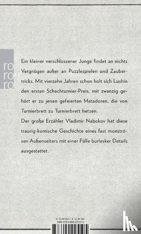 Nabokov, Vladimir - Lushins Verteidigung