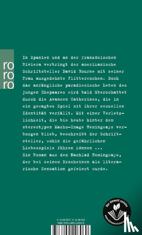 Hemingway, Ernest - Der Garten Eden