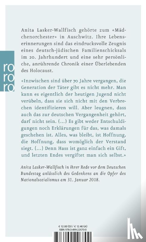 Lasker-Wallfisch, Anita - Ihr sollt die Wahrheit erben
