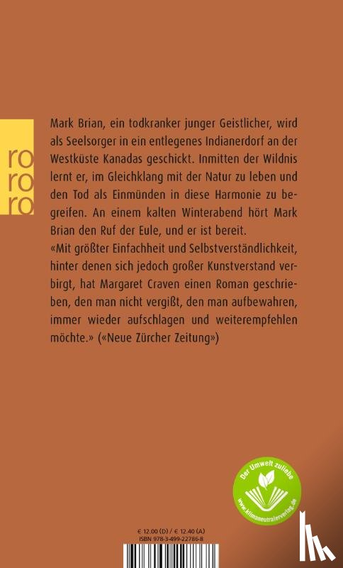Craven, Margaret - Ich hörte die Eule, sie rief meinen Namen