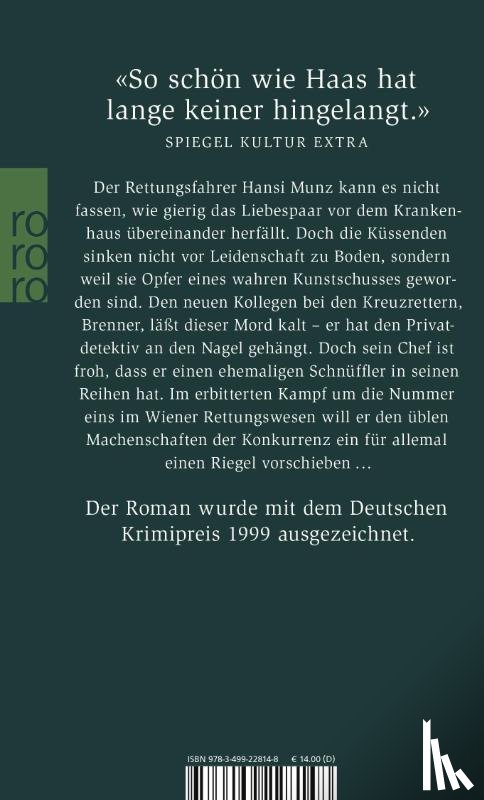 Haas, Wolf - Komm, süßer Tod