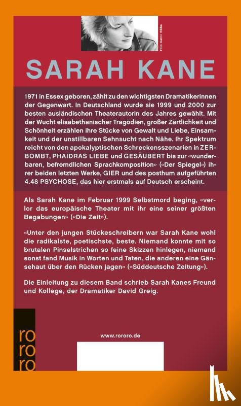 Kane, Sarah - Sämtliche Stücke