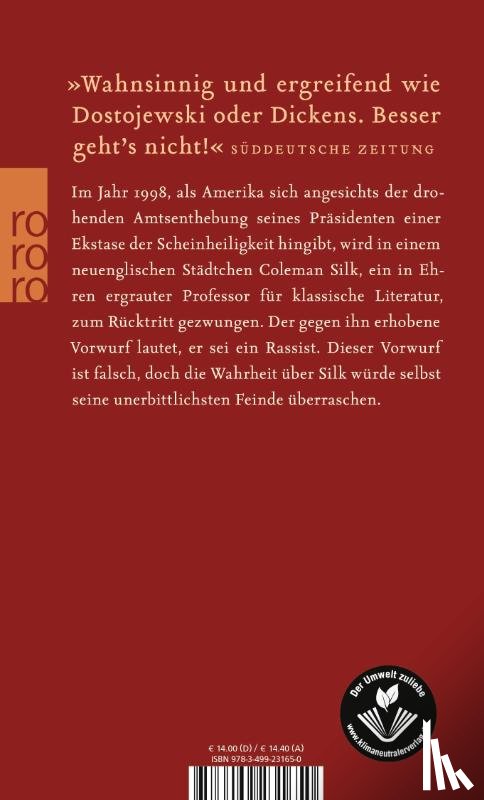 Roth, Philip - Der menschliche Makel