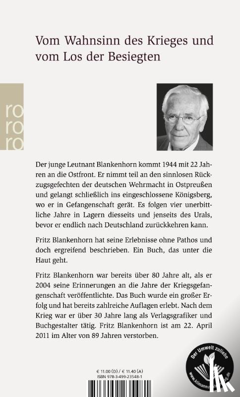 Blankenhorn, Fritz - ...und fahr'n wir ohne Wiederkehr