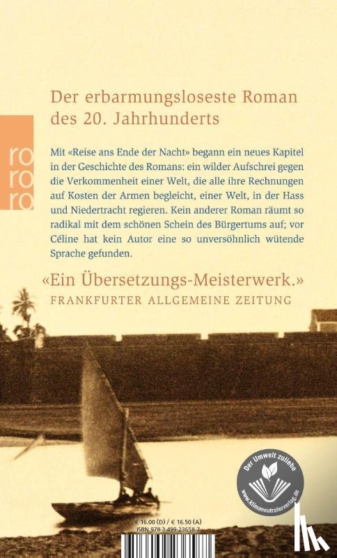Celine, Louis-Ferdinand - Reise ans Ende der Nacht
