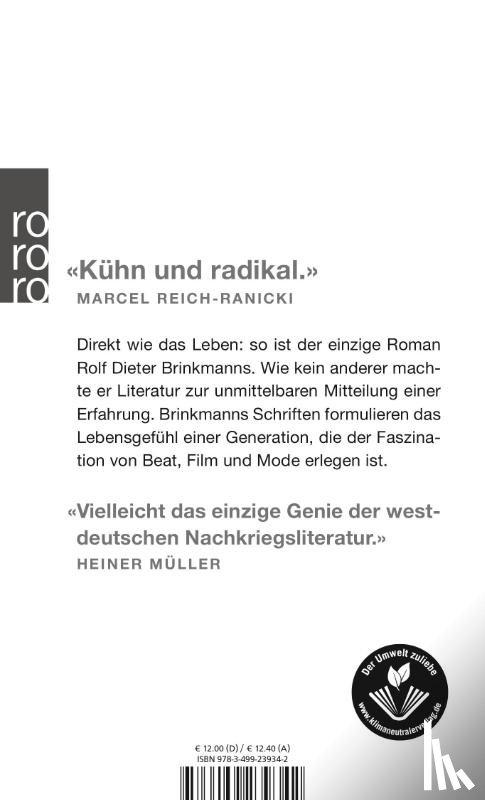 Brinkmann, Rolf Dieter - Keiner weiß mehr