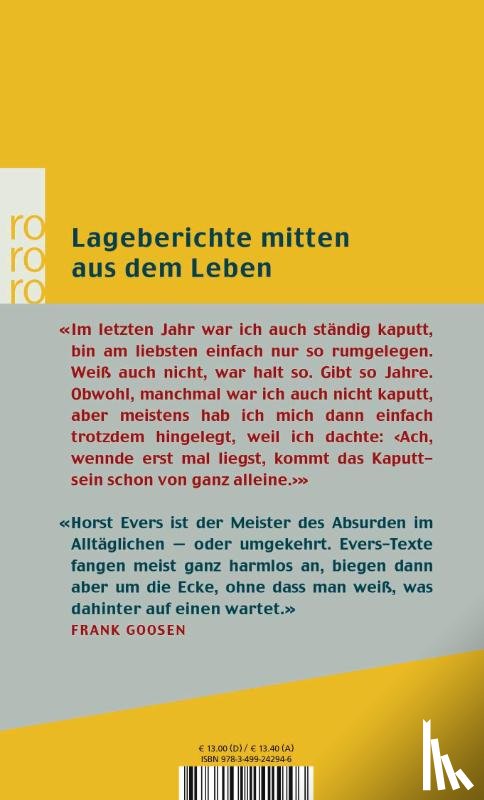 Evers, Horst - Gefühltes Wissen