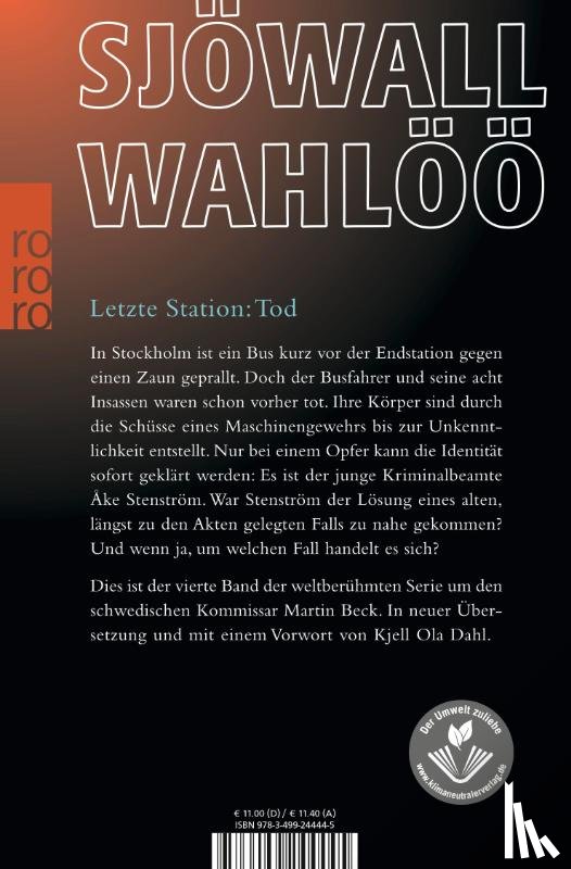 Wahlöö, Per, Sjöwall, Maj - Endstation für neun