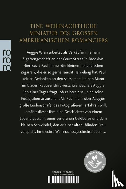 Auster, Paul - Auggie Wrens Weihnachtsgeschichte
