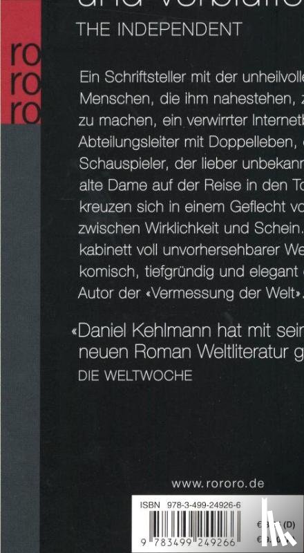 Kehlmann, Daniel - Ruhm