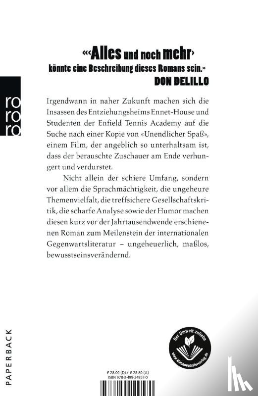 Wallace, David Foster - Unendlicher Spaß