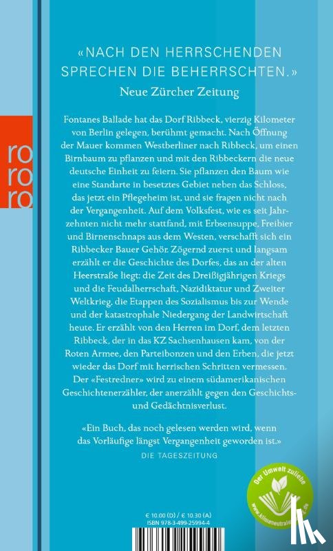 Delius, Friedrich - Die Birnen von Ribbeck