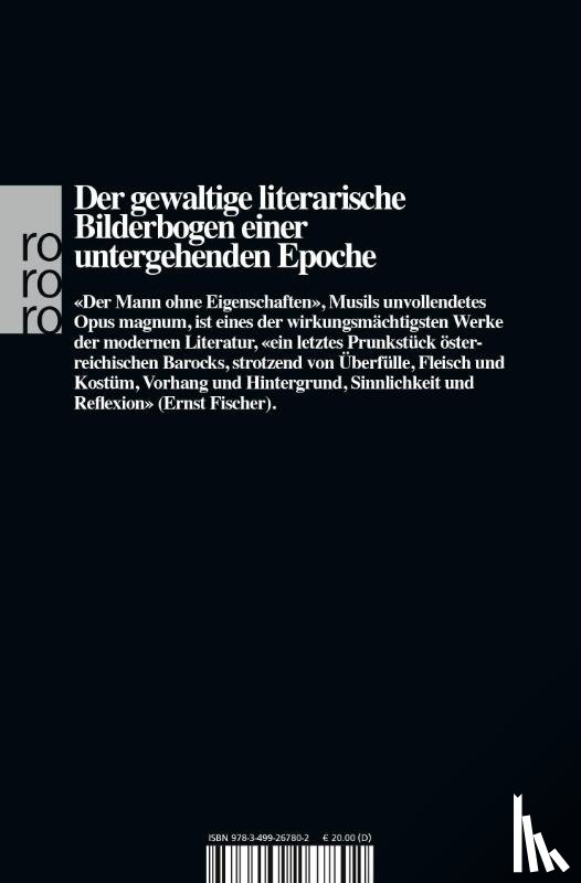 Musil, Robert - Der Mann ohne Eigenschaften I