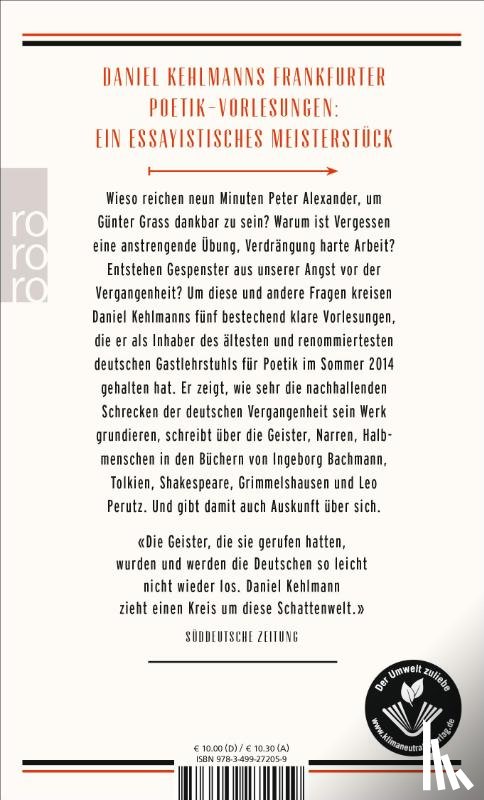 Kehlmann, Daniel - Kommt, Geister