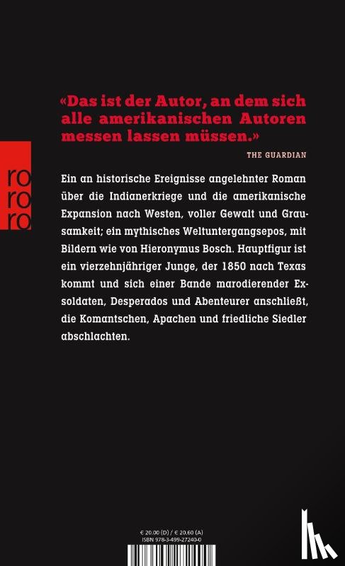 McCarthy, Cormac - Die Abendröte im Westen
