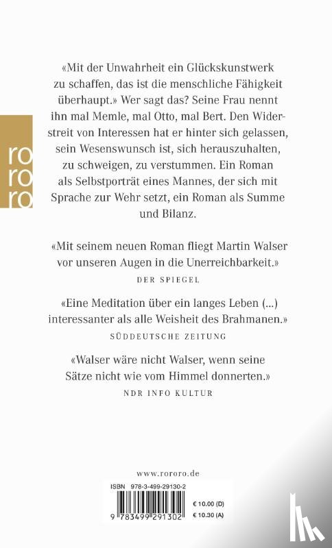 Walser, Martin - Statt etwas oder Der letzte Rank