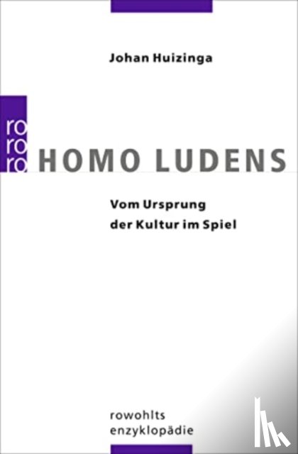 Huizinga, Johan - Homo ludens