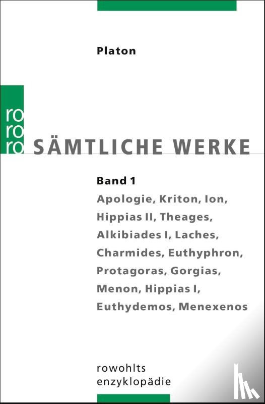 Platon - Sämtliche Werke 01