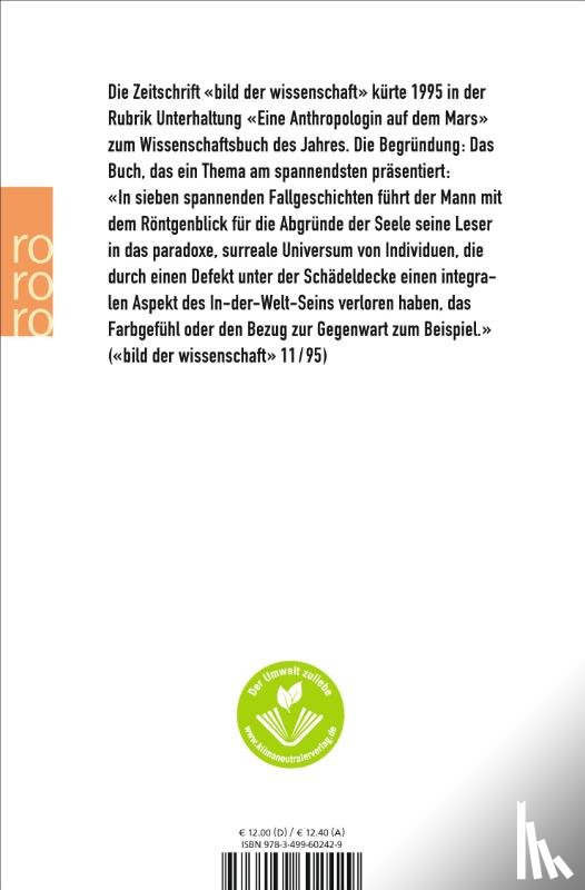 Sacks, Oliver - Eine Anthropologin auf dem Mars