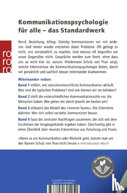 Schulz von Thun, Friedemann - Miteinander reden 3