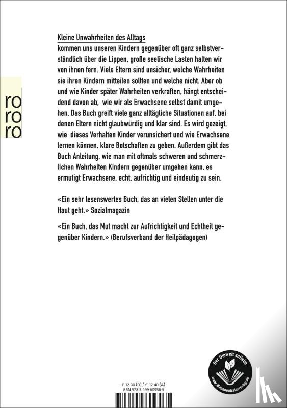 Wiemann, Irmela - Wie viel Wahrheit braucht mein Kind?