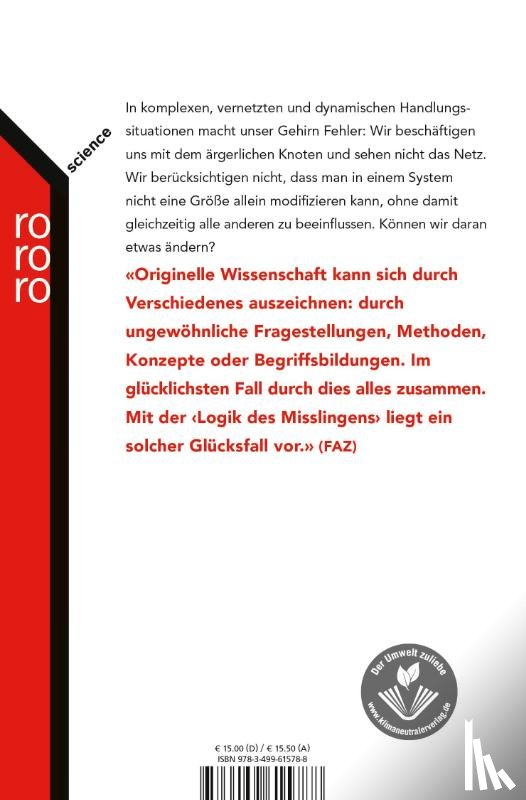 Dörner, Dietrich - Die Logik des Mißlingens