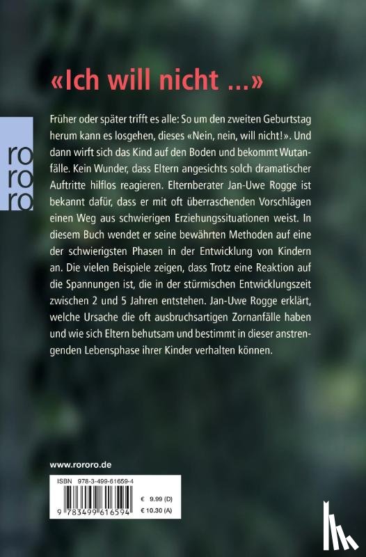 Rogge, Jan-Uwe - Wenn Kinder trotzen