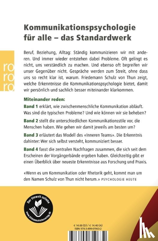 Schulz von Thun, Friedemann - Miteinander reden 4