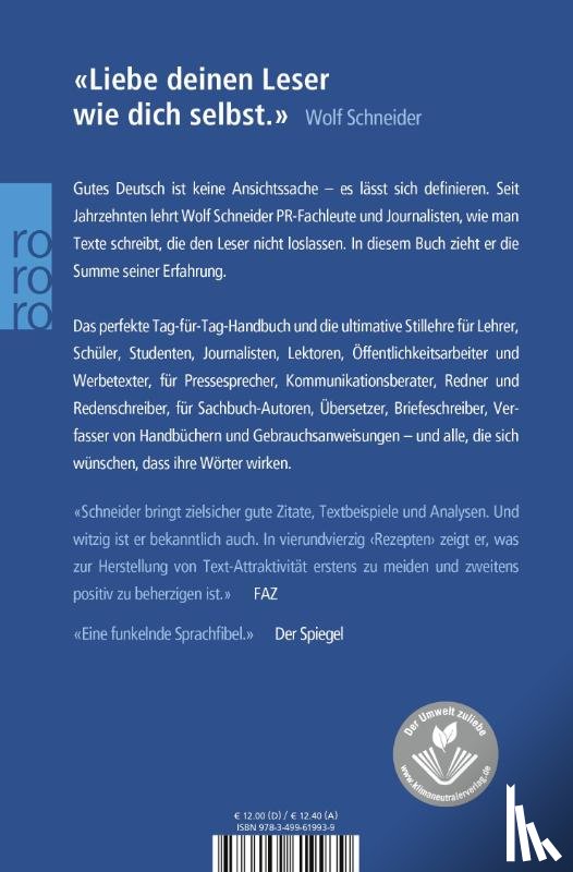 Schneider, Wolf - Deutsch!